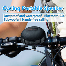 Load image into Gallery viewer, 8W High Power Bicycle LED Digital Display Wireless Bluetooth Speaker Portable Outdoor Column IPX7 Waterproof Subwoofer Hand Free
