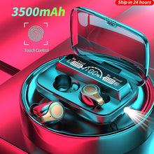 Load image into Gallery viewer, 3500mAh MLHJ Wireless Headphones Bluetooth Earphones LED Display Sports Waterproof Earbuds HiFi Stereo Headset With Microphones
