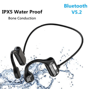 2023 NEW Bone Conduction Headphones Wireless Sports Earphone Bluetooth-Compatible Headset Hands-free With Microphone For Running